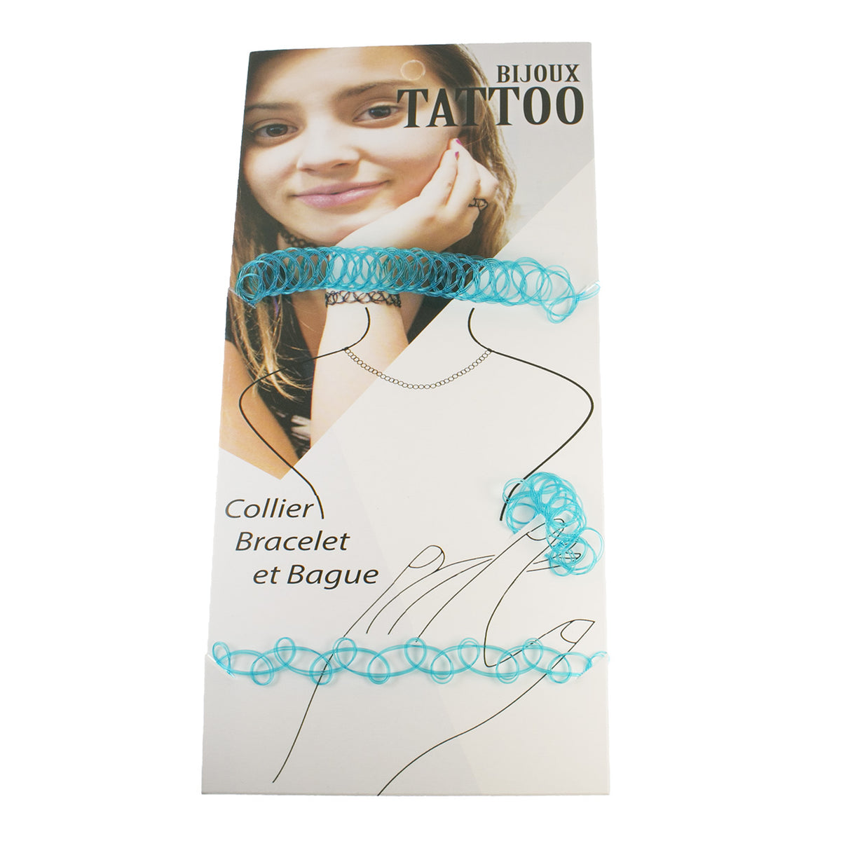 Módní sada TATTOO CHOKER 3 ks SD0086-1405
