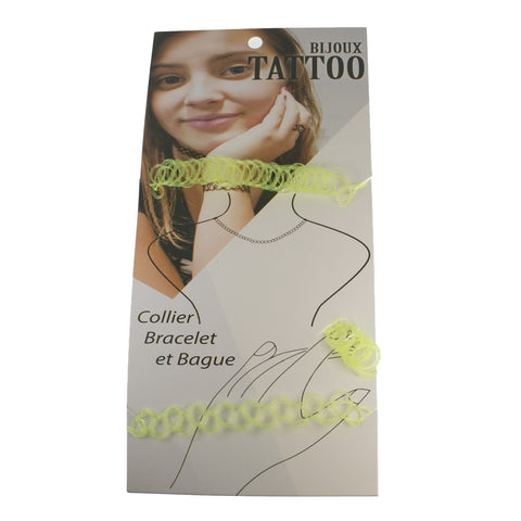 Módní sada TATTOO CHOKER 3 ks SD0086-1411