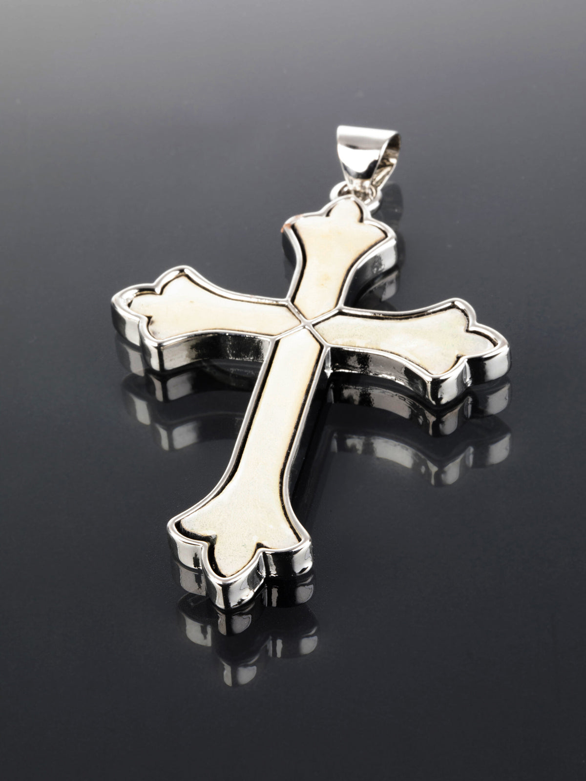 Přívěsek kříž z paua perleti PK1332-0432