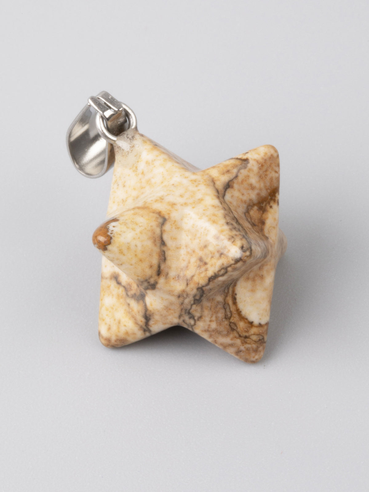 Exkluzivní přívěsek MERKABA z béžového jaspisu PK1205-1644