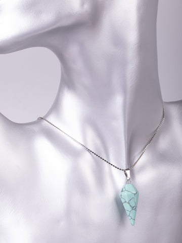 Exkluzivní amulet ve tvaru masivního kyvadla z tyrkenitu PK1405-0105
