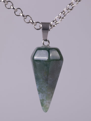 Exkluzivní amulet ve tvaru masivního kyvadla z hadce PK1409-1610