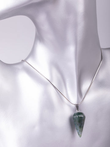 Exkluzivní amulet ve tvaru masivního kyvadla z hadce PK1409-1610