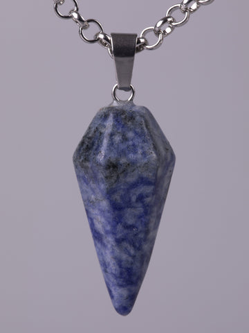 Exkluzivní amulet ve tvaru masivního kyvadla z lapis lazuli PK1407-1605