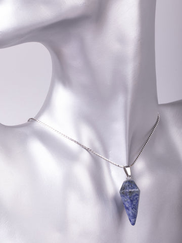 Exkluzivní amulet ve tvaru masivního kyvadla z lapis lazuli PK1407-1605