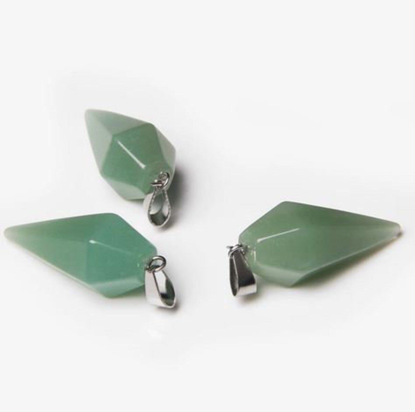 Exkluzivní amulet ve tvaru masivního kyvadla z avanturínu  PK1408-1610