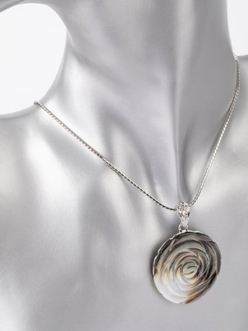 Přívěsek květina s paua perletí PK1099-0413