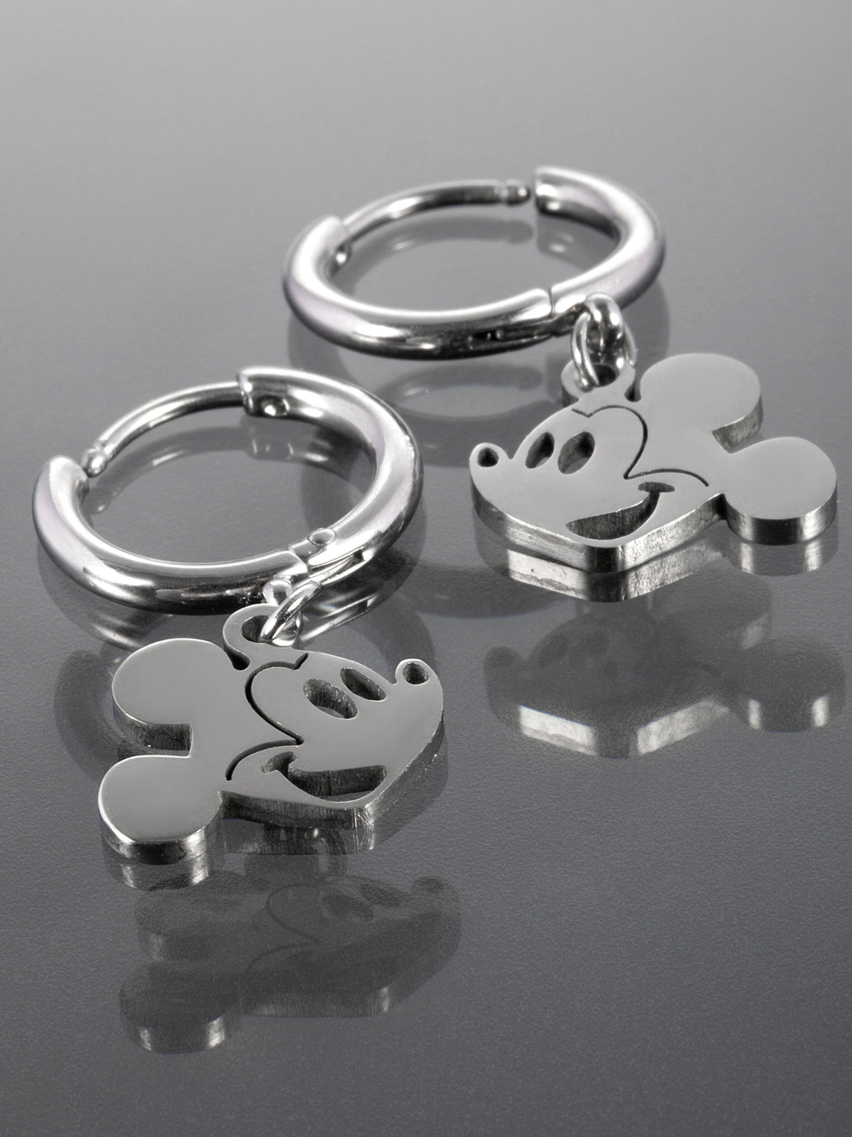 Náušnice z chirurgické oceli Mickey Mouse NE2630-0112