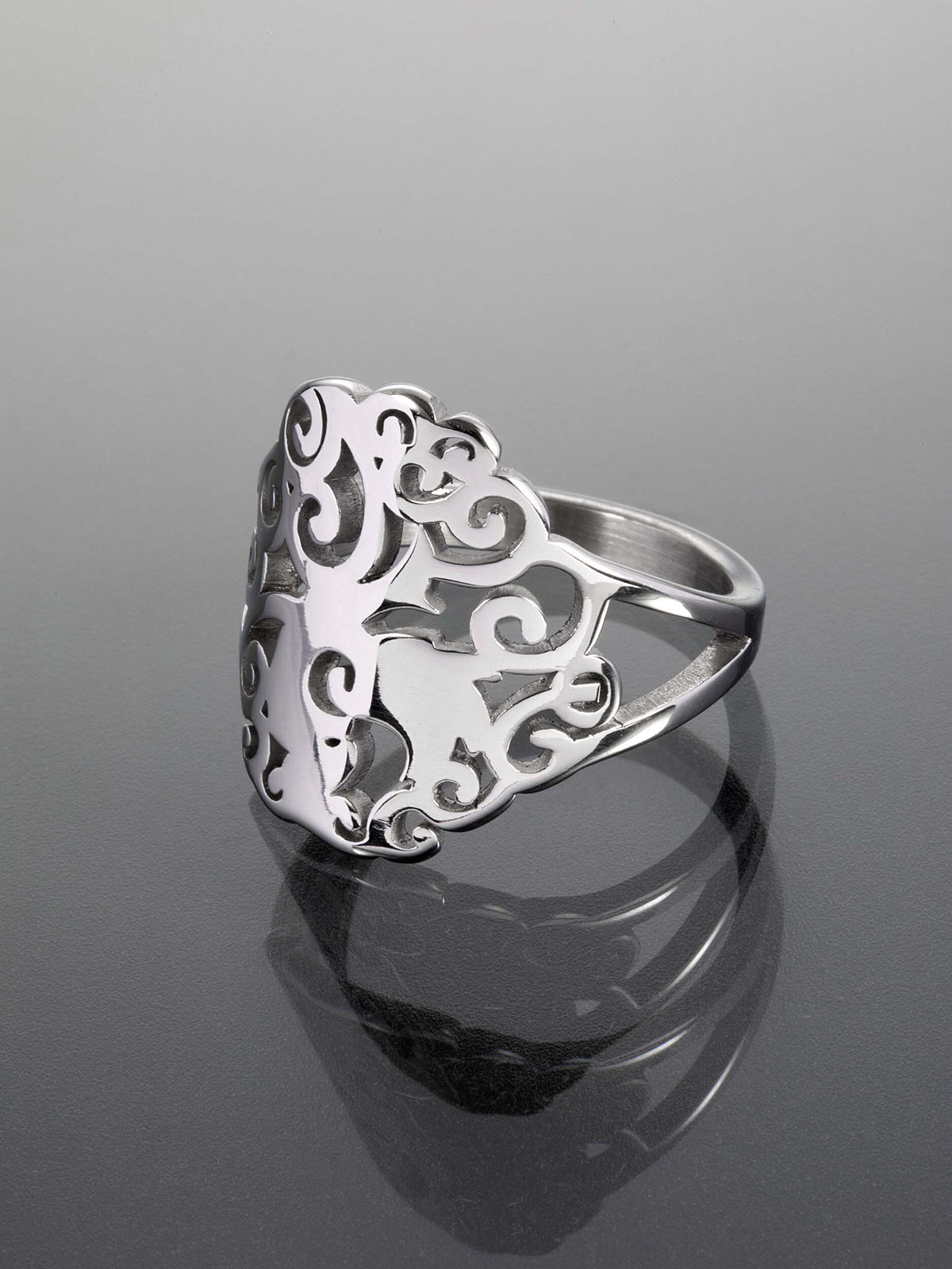 Masivní prstýnek z chirurgické oceli stylizovaná medůza PR0388-016407