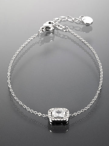 Náramek z chirurgické oceli s krystalkem NM3046-0112