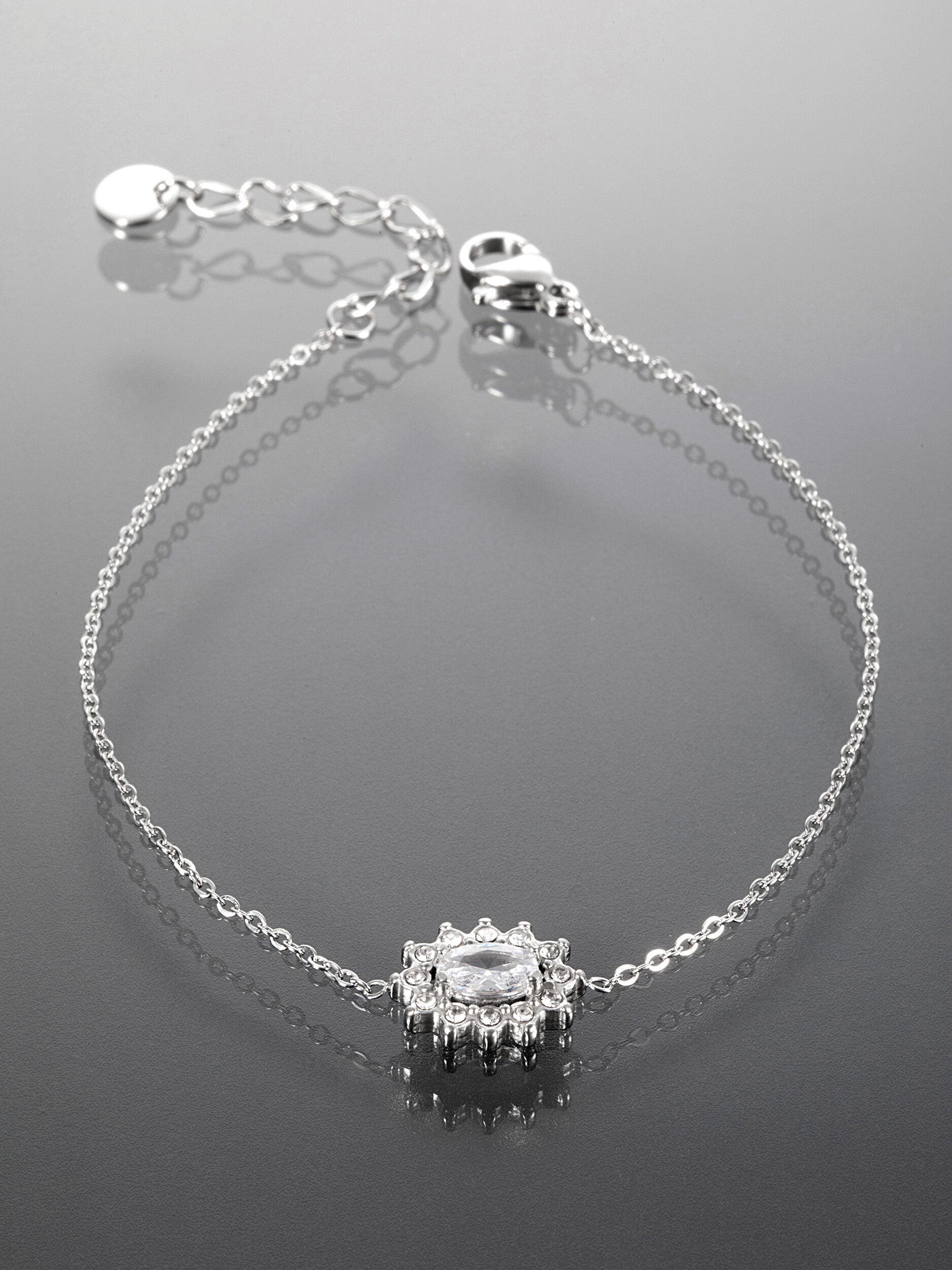 Náramek z chirurgické oceli s krystalkem NM3045-0112