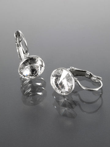 Elegantní náušnice z chirurgické oceli s krystalky NE2808-0112