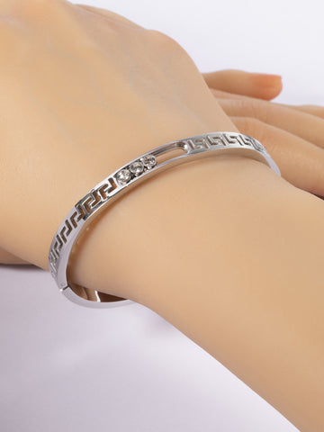 Elegantní náramek z chirurgické oceli s krystalky NM3081-0112