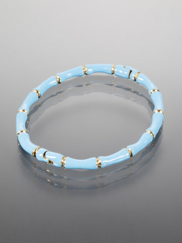 Originální modrý náramek z chirurgické oceli NM3101-0105