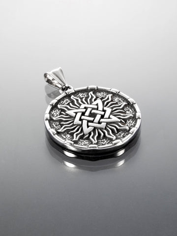 Přívěsek z chirurgické oceli s keltskými symboly PK1595-0112