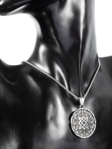 Přívěsek z chirurgické oceli s keltskými symboly PK1595-0112