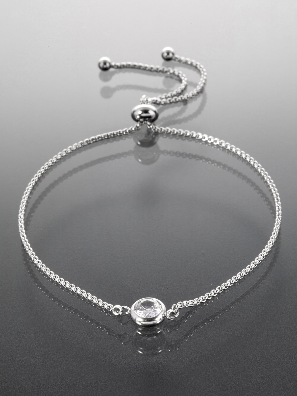 Elegantní náramek z chirurgické oceli s krystalkem NM3149-0112