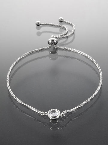Elegantní náramek z chirurgické oceli s krystalkem NM3149-0112
