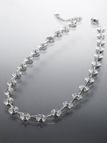 Extravagantní náhrdelník spirálky z chirurgické oceli NK1720-0112