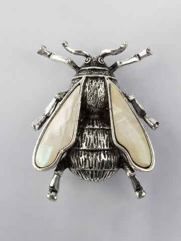 Přívěsek moucha z paua perleti PK1325-0401