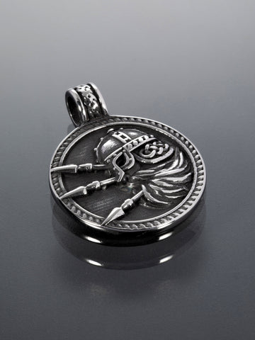 Přívěsek z chirurgické oceli viking PK1654-0112
