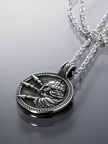 Přívěsek z chirurgické oceli viking PK1654-0112