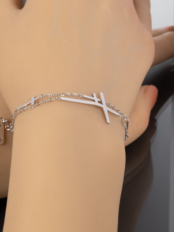 Náramek z chirurgické oceli křížky NM3191-0112