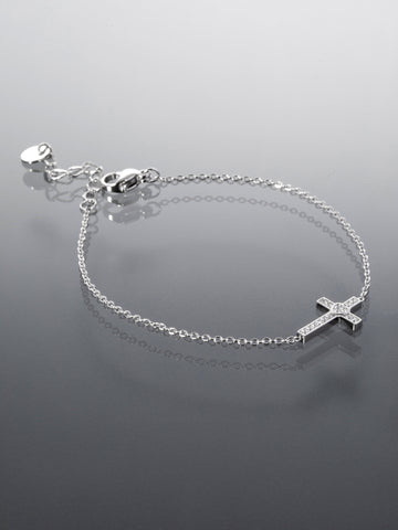 Náramek z chirurgické oceli s křížkem NM3173-0112