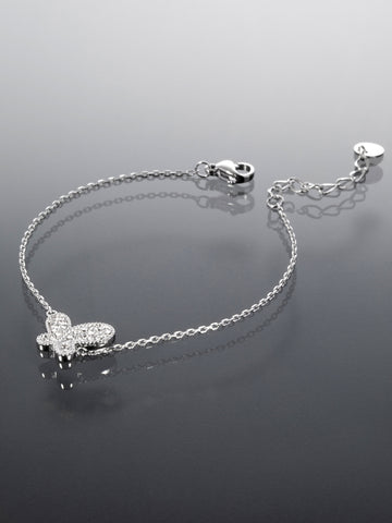 Náramek z chirurgické oceli s motýlkem NM3175-0112