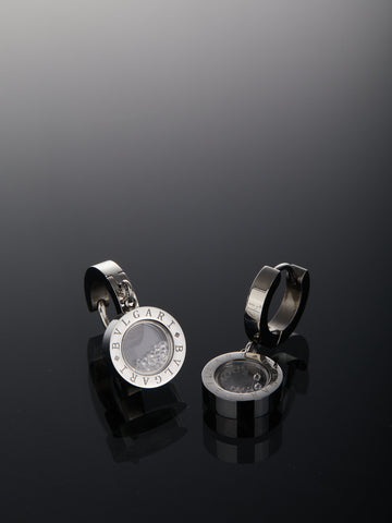 Elegantní náušnice z chirurgické oceli s krystalky NE3033-0112