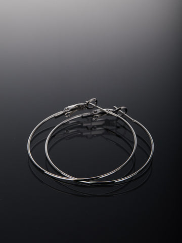 Náušnice z chirurgické oceli kruhy 20mm NE3051-0112