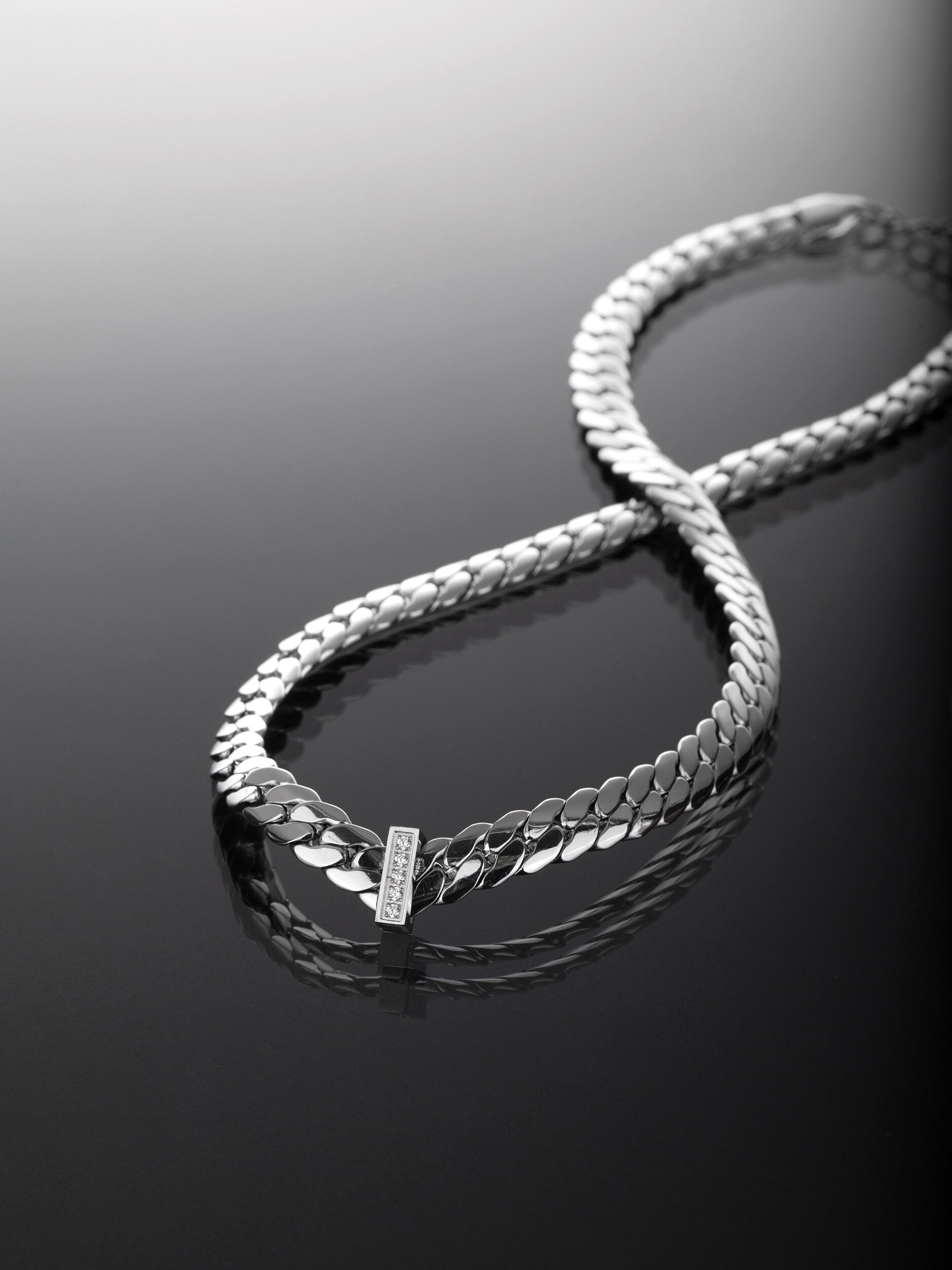 Náhrdelník z chirurgické oceli  NK1763-0112