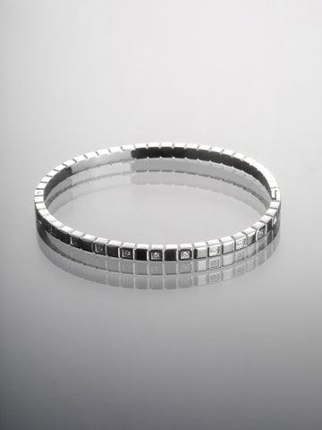 Náramek z chirurgické oceli s krystalky NM3266-0112