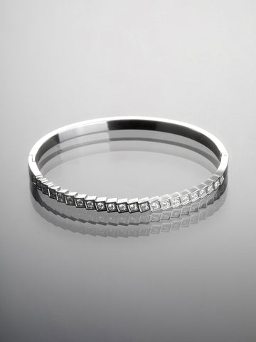 Náramek z chirurgické oceli s krystalky NM3264-0112