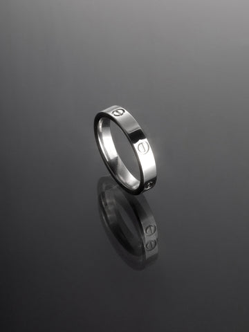 Stylový elegantní jemně zdobený prsten z chirurgické oceli PR0432-016312