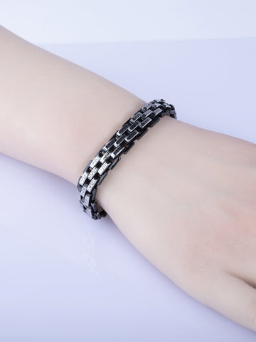 Pánský náramek z chirurgické oceli NM3217-0112