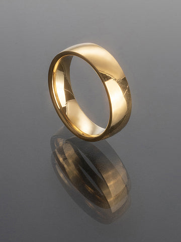 Decentní elegantní prsten zlaté barvy z chirurgické oceli PR0420-016512
