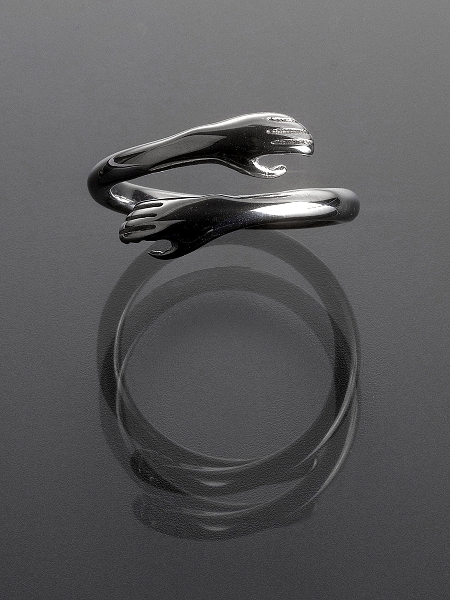 Elegantní dámský prsten z chirurgické oceli, ruce PR0442-016312