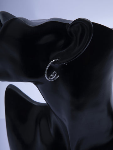 Náušnice z chirurgické oceli se srdíčkem NE3129-0112