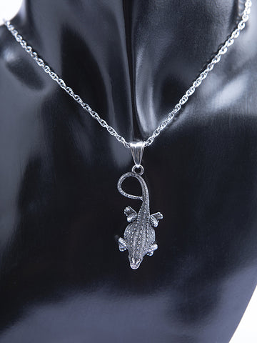Stylový přívěsek z chirurgické oceli ještěr PK1815-0112