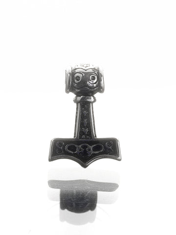 Masivní nápadný přívěsek z leštěné chirurgické oceli, Thórovo kladivo PK1795-0112