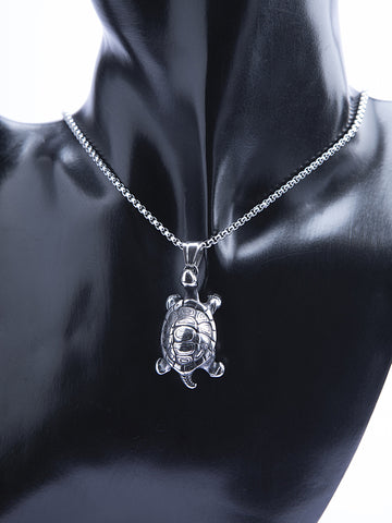 Stylový přívěsek z chirurgické oceli želva PK1813-0112