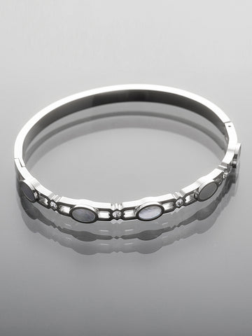 Pevný náramek z chirurgické oceli oválky NM3312-0112