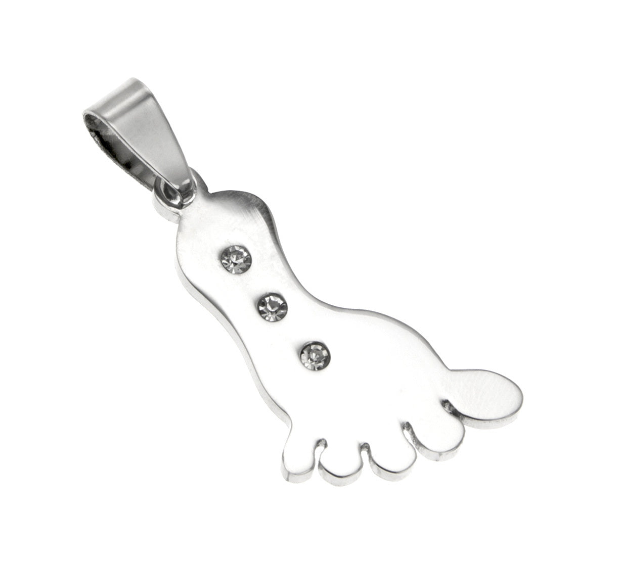 Přívěsek nožička chirurgická ocel PK0400-0112