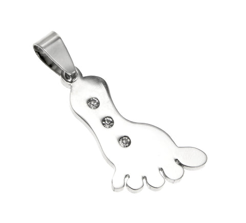 Přívěsek nožička chirurgická ocel PK0400-0112