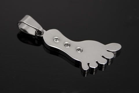 Přívěsek nožička chirurgická ocel PK0400-0112