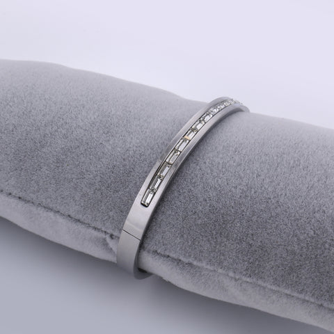 Náramek Crystal Elegance chirurgická ocel s krystaly NM0410-0112