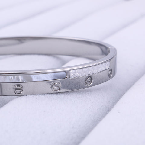 Náramek Pearl Shine chirurgická ocel s perletí NM0423-0112