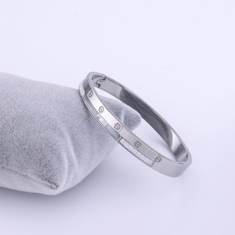 Náramek Pearl Shine chirurgická ocel s perletí NM0423-0112