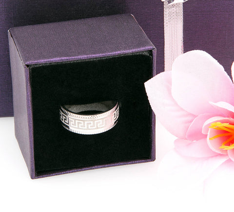 Prsten chirurgická ocel řecký styl - unisex PR0146-016007